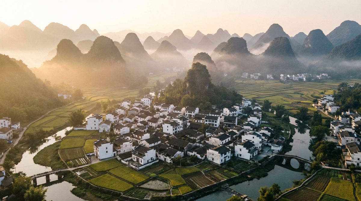 三级视频：航拍中国最美古镇